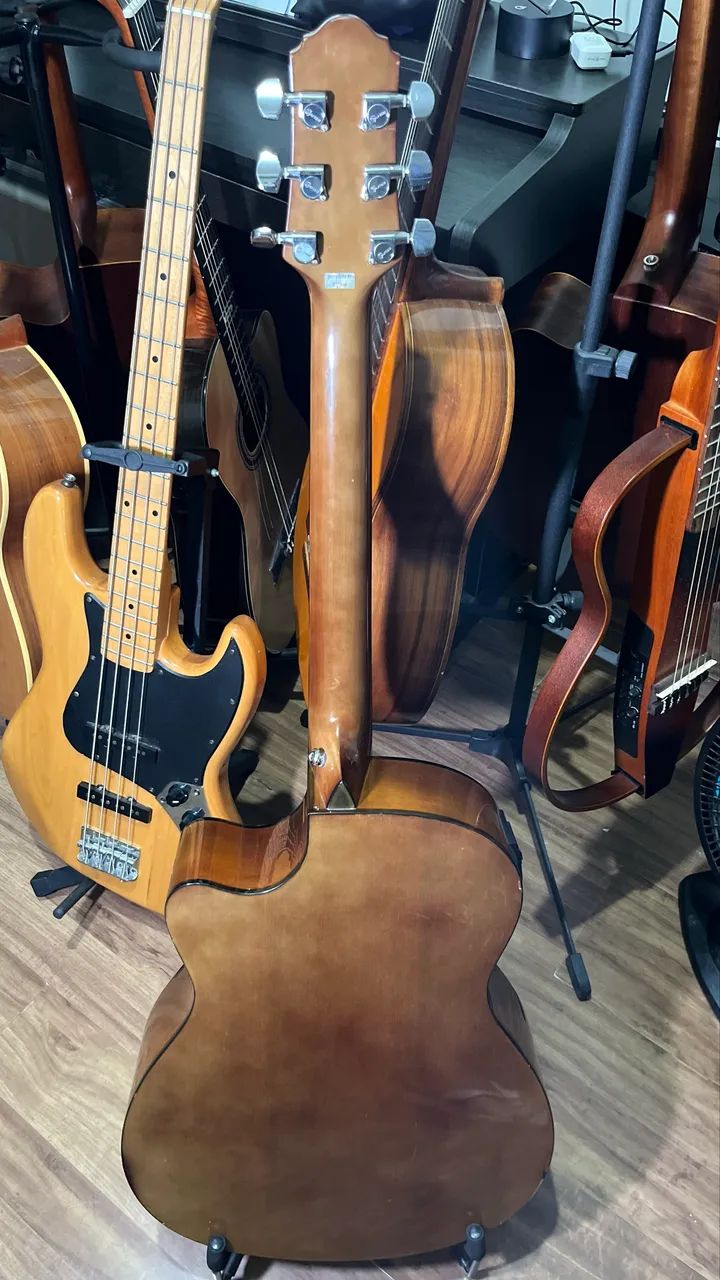 Violão Folk Crafter HTC-24EQ TS Eletroacústico Aço - Foto 6