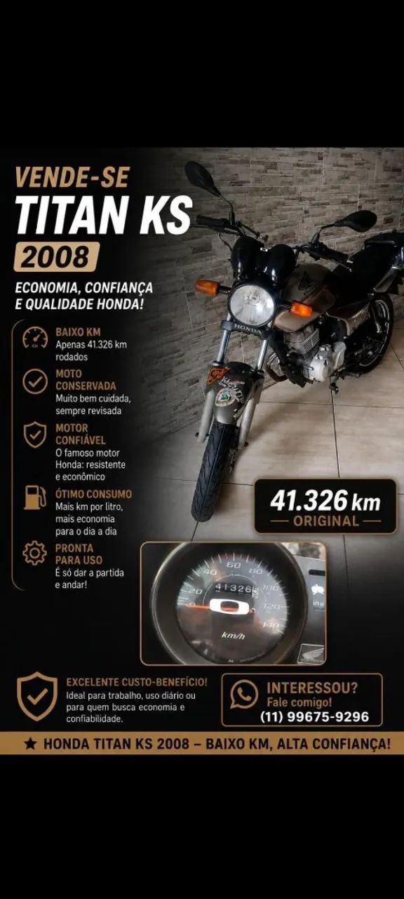 Vendo moto original 