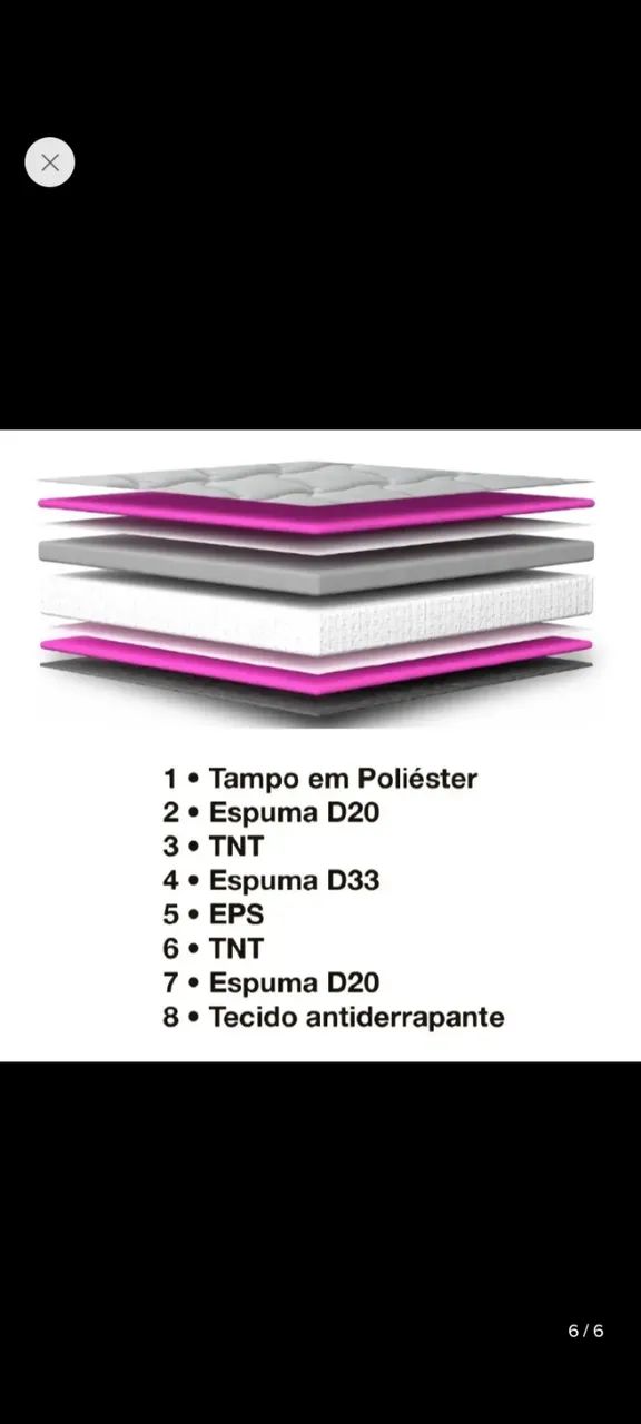 Cama solteiro box + colchão novo - Foto 3