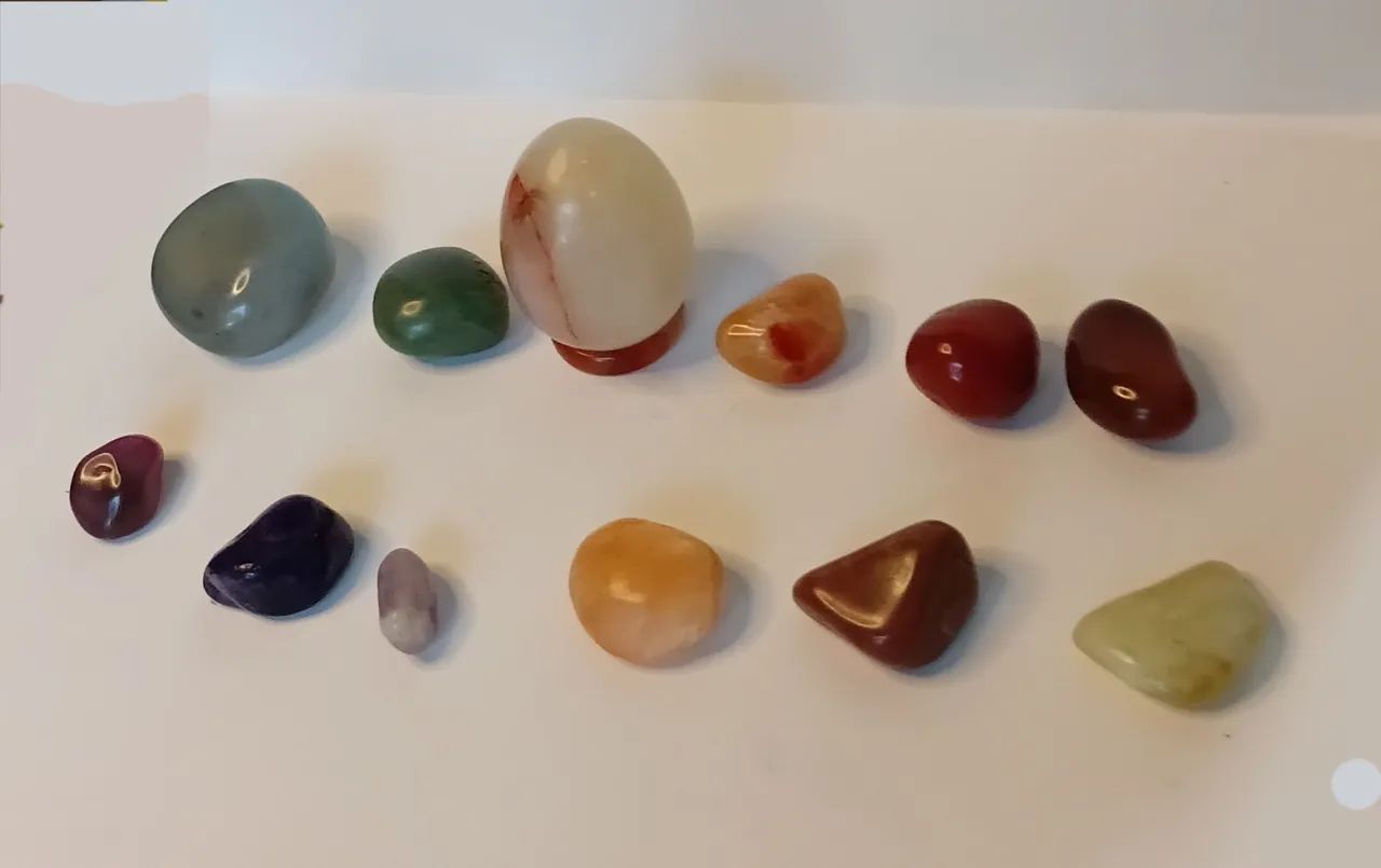 Kit de Pedras Naturais e Ovo de Ônix - Decoração e Energia