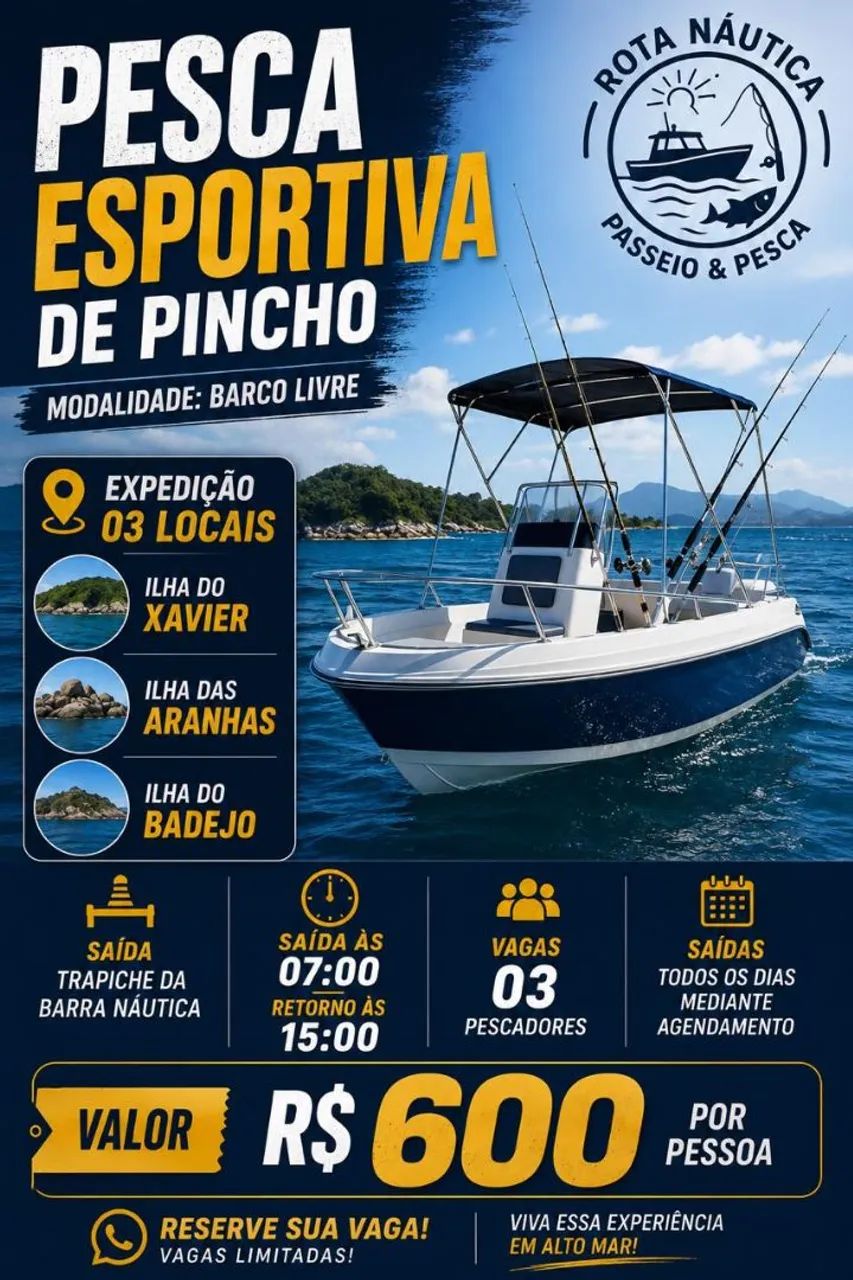 Pesca de lancha no mar - Foto 5