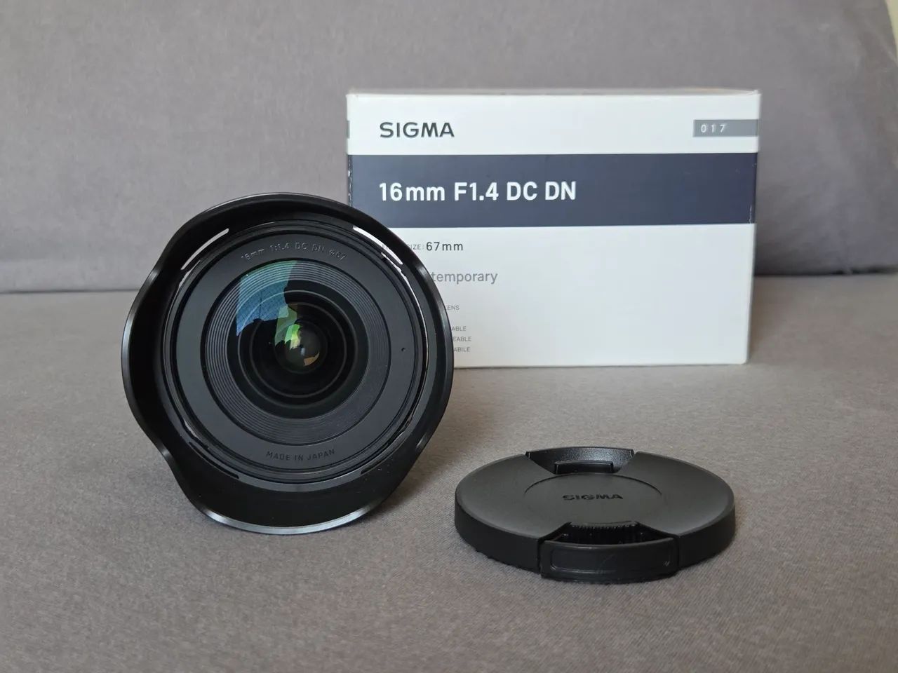 Lente Sigma 16mm F 1.4 DC DN - APS-C for Sony - Acessórios para