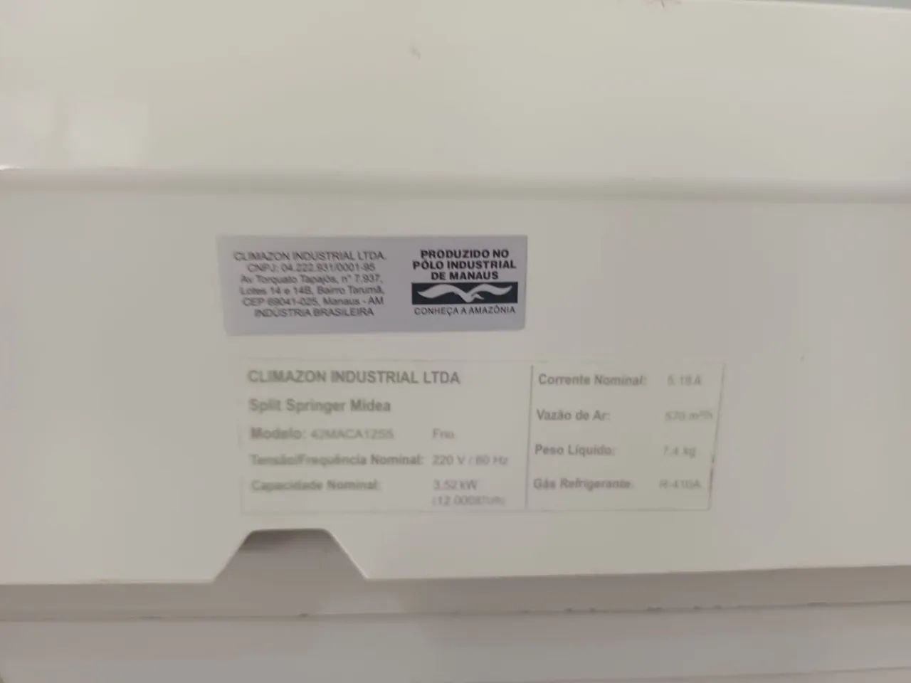 Ar condicionado Springer midea 12btus - Foto 3