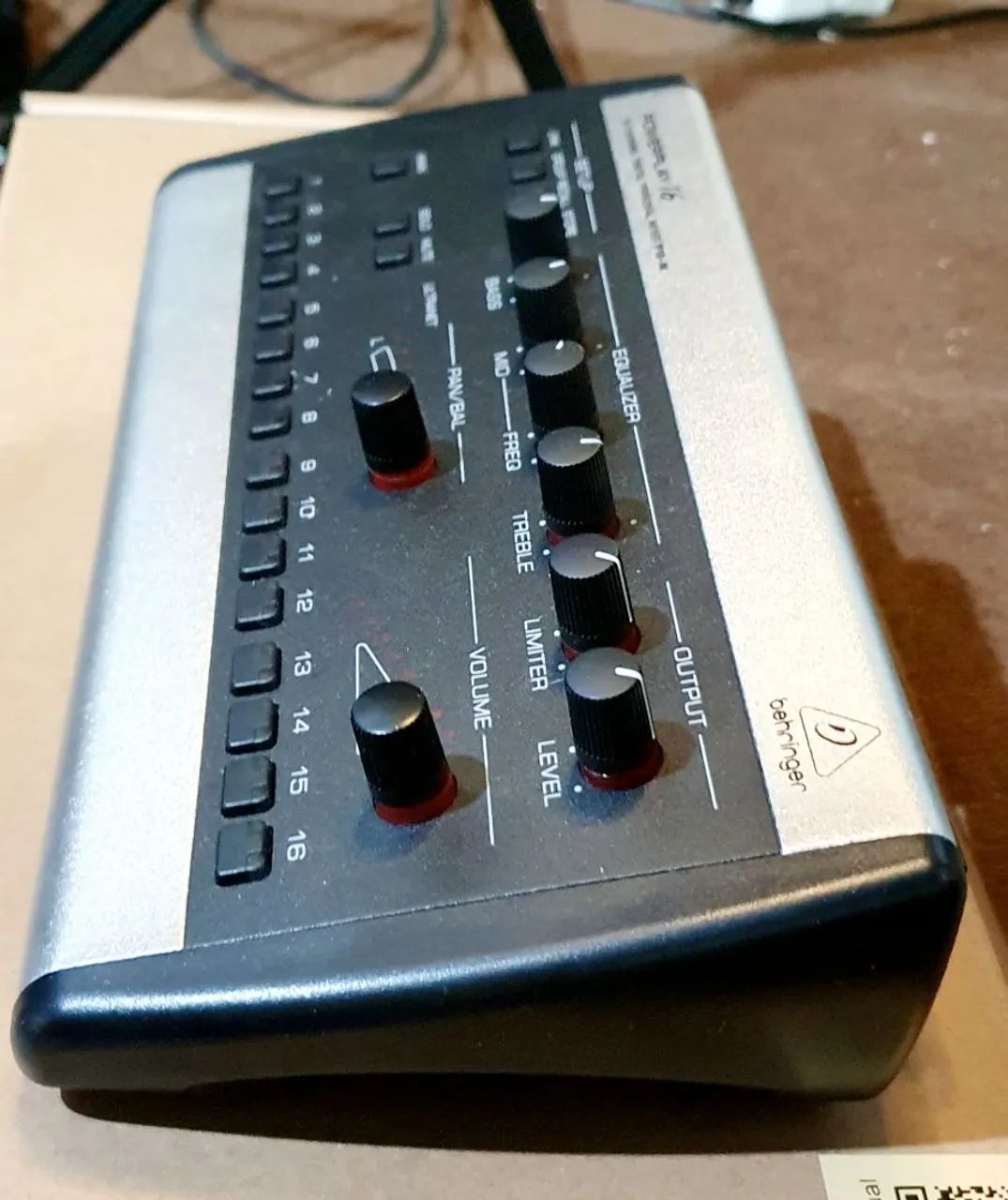 Behringer Powerplay P16-M Mixer Pessoal 16 Canais Novo Sem Uso