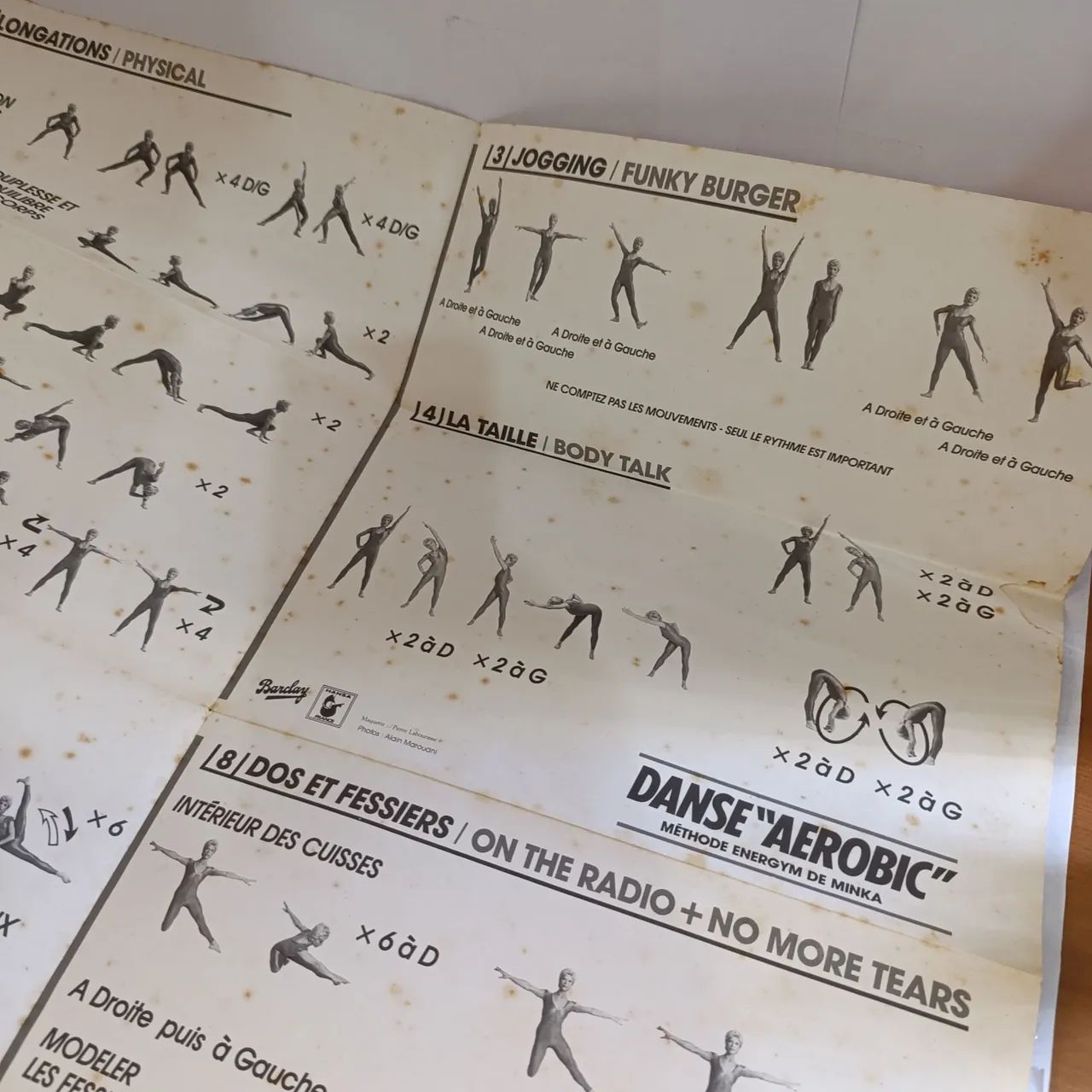 Antigo Guia em Francês de Alongamento e Exercícios - Foto 3