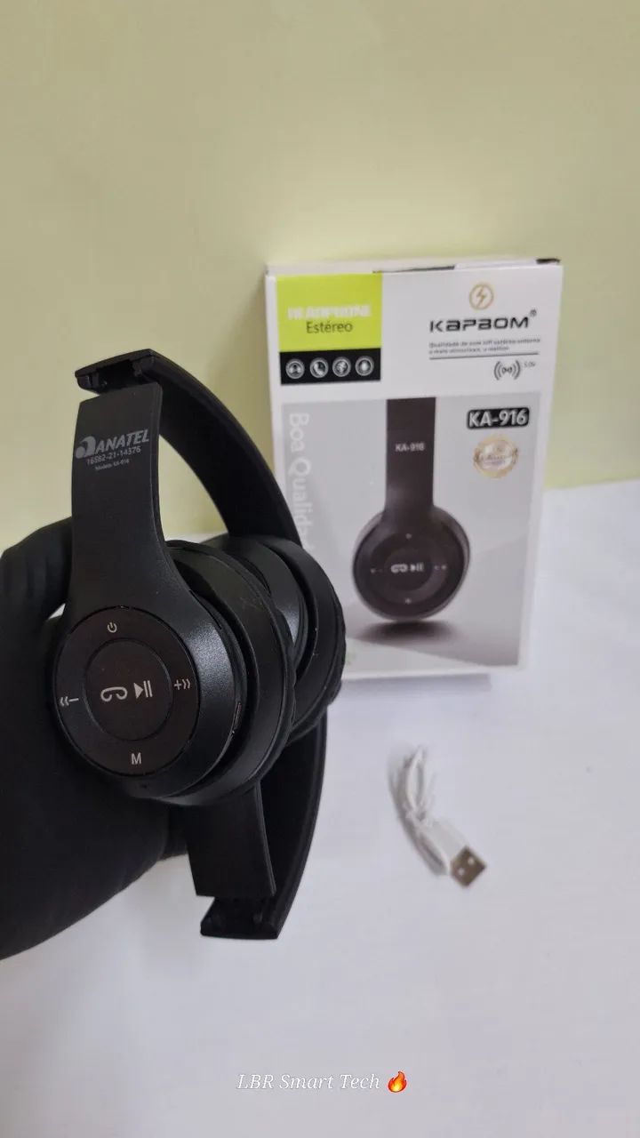 Fone Bluetooth Headphone  - Foto 3