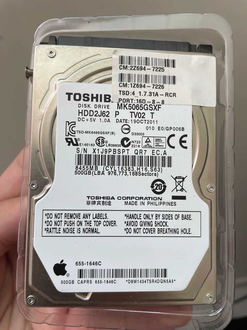 HD 2,5 TOSHIBA. 500GB - Foto 2