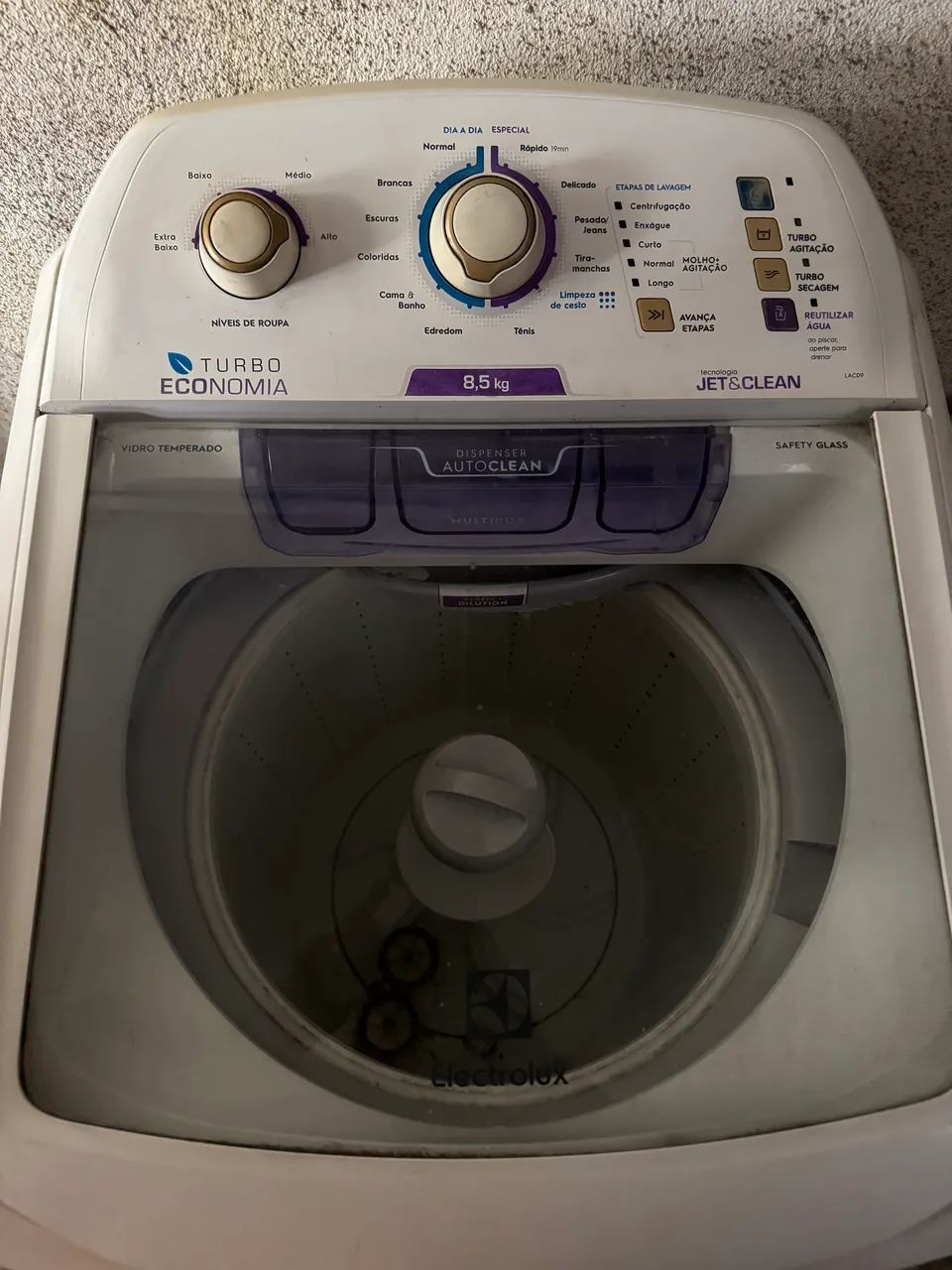 Lavadora Electrolux 8,5kg