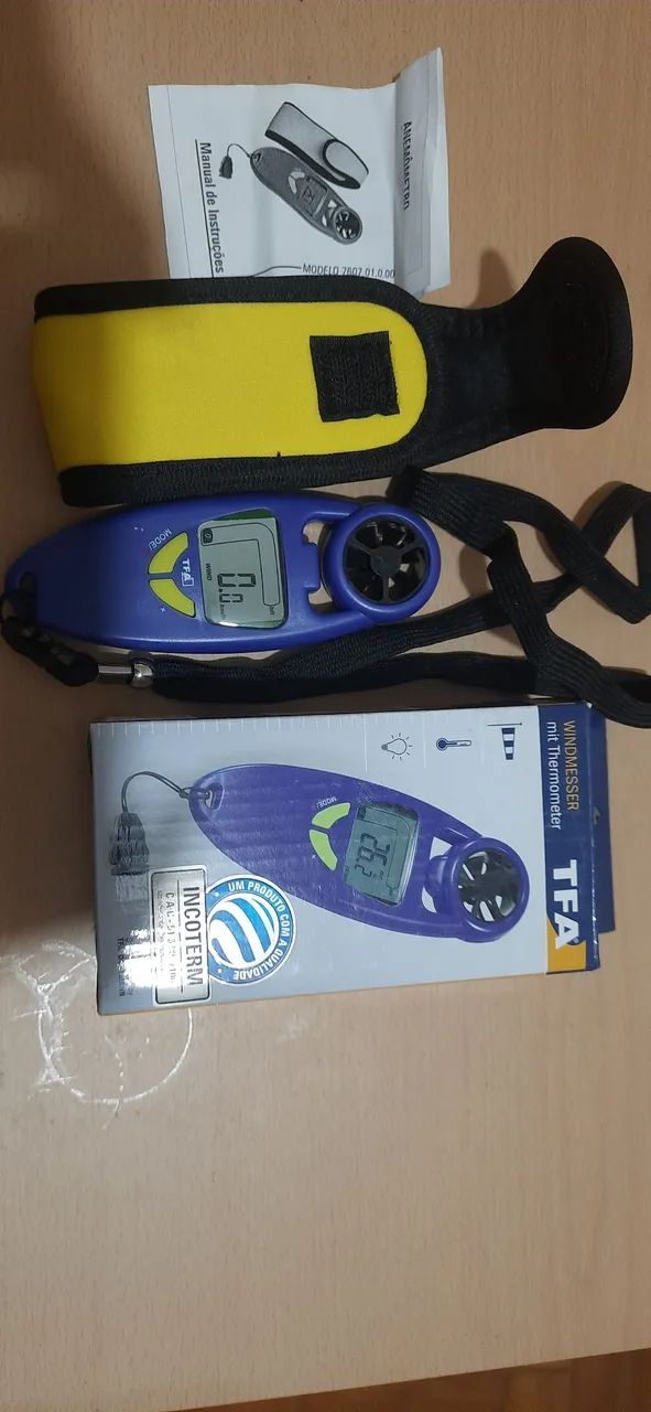 Anemometro com escala e termometro digital com iluminação  - Foto 4