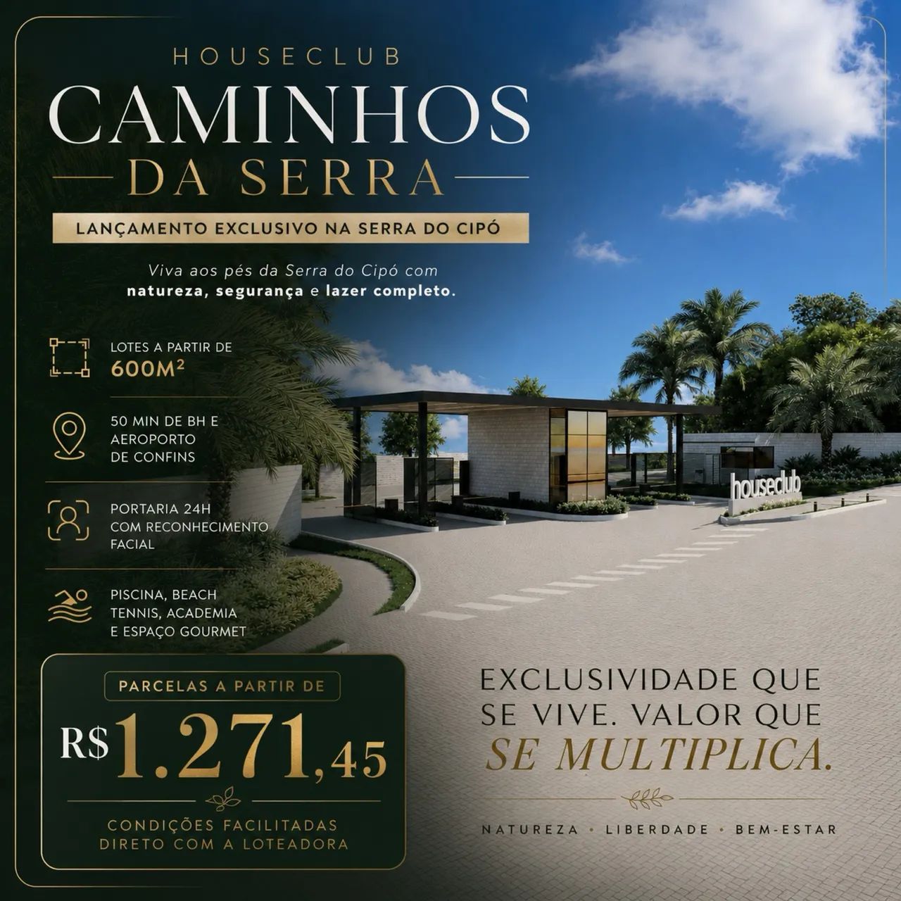 Serra do Cipó | Condomínio com Lotes a partir de 600m² e Lazer Completo