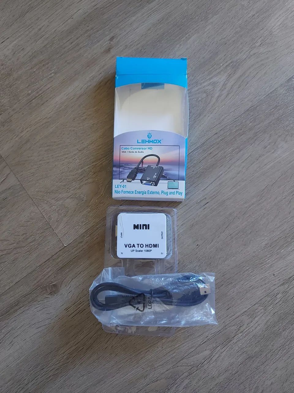 Conversor de Vídeo Lehmox VGA para HDMI