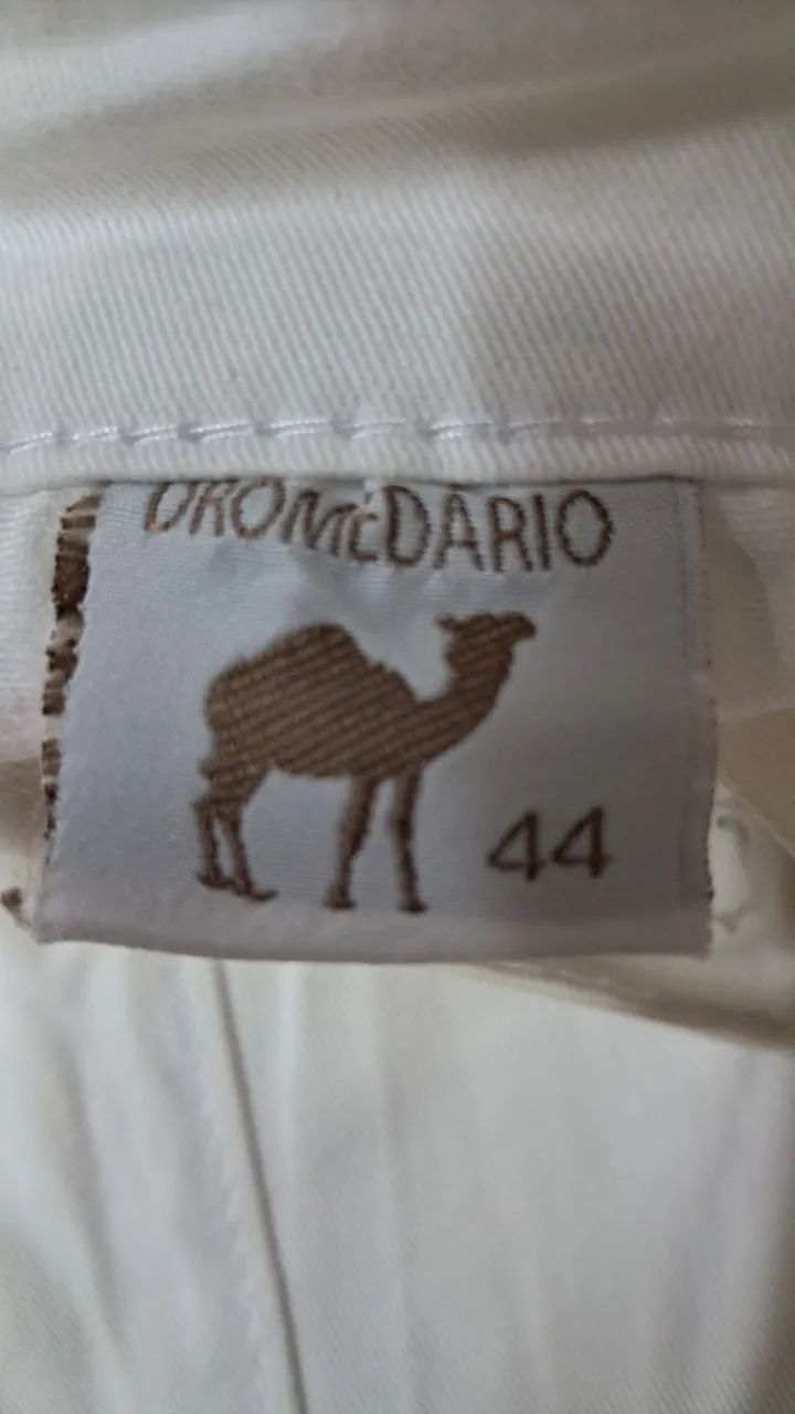 Calça Branca masculina 44 com elastano! (Dromedário Royal Denim) - Foto 4