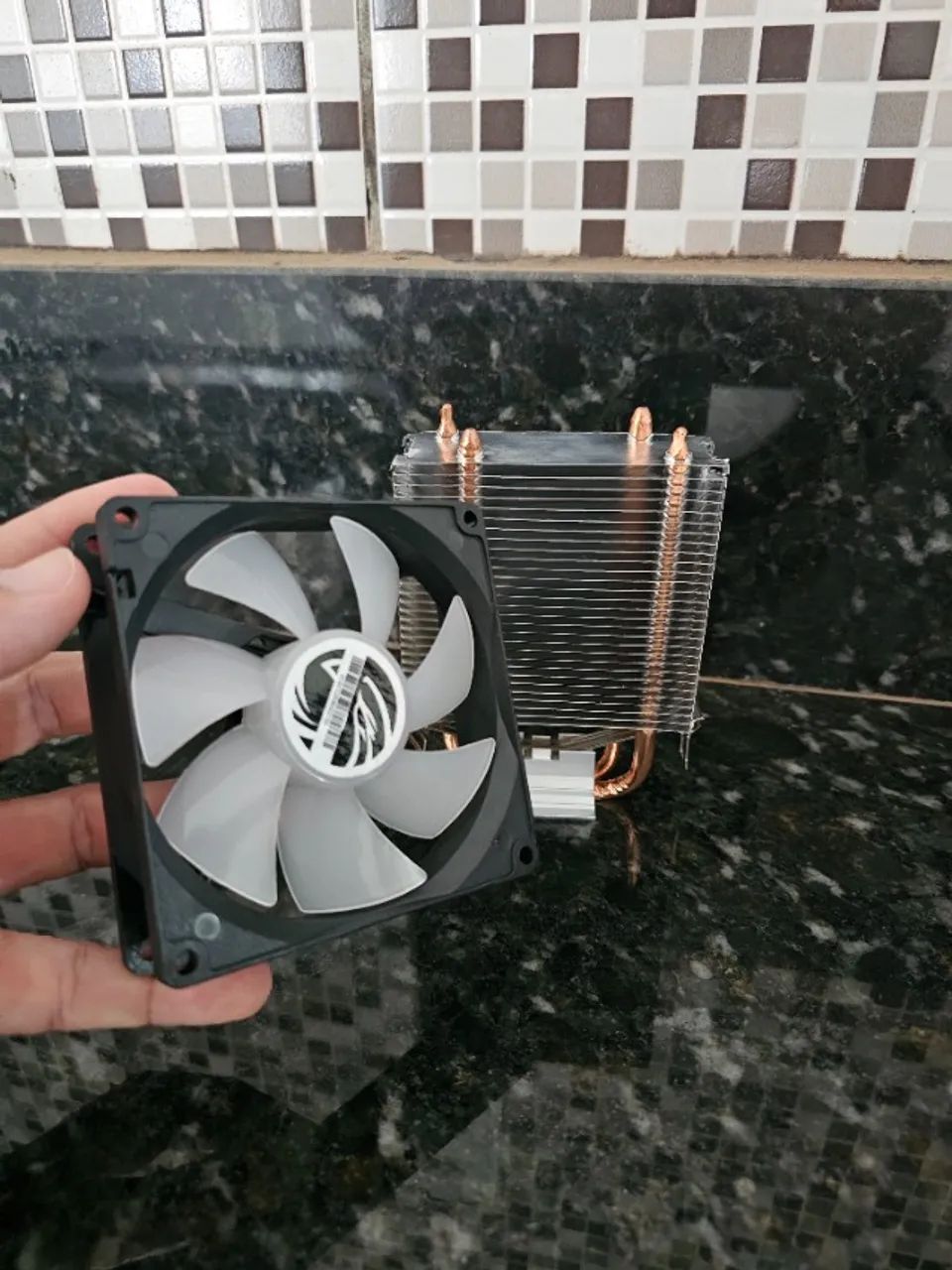 Kit Air Cooler 90mm e Ventoinhas 120mm RGB - Foto 3