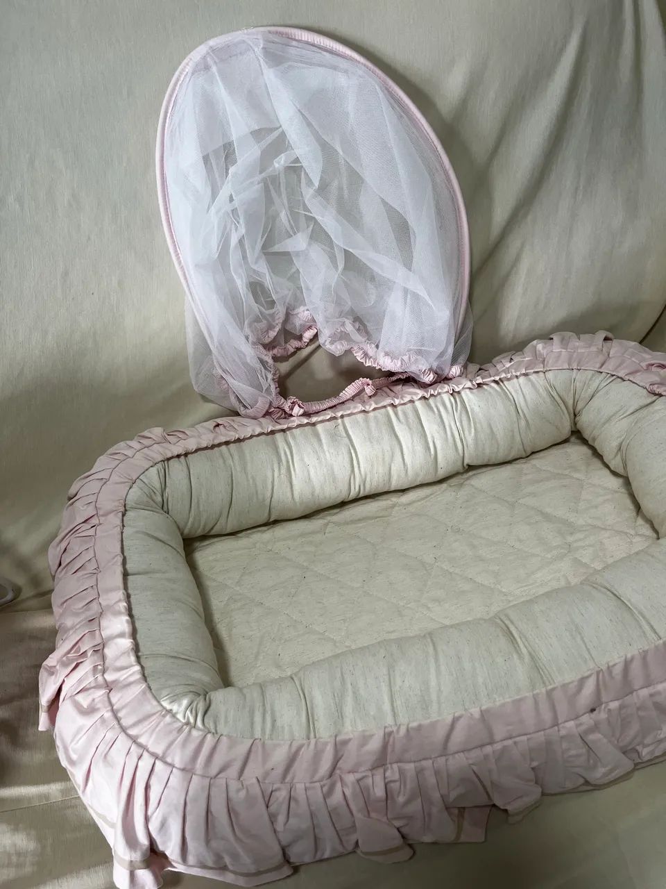 Ninho para bebê com mosqueteiro  - Foto 3