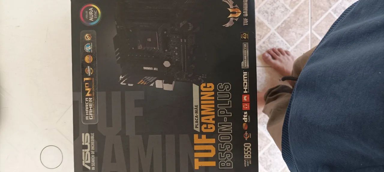 Placa Mãe Asus Tuf Gaming B550m plus