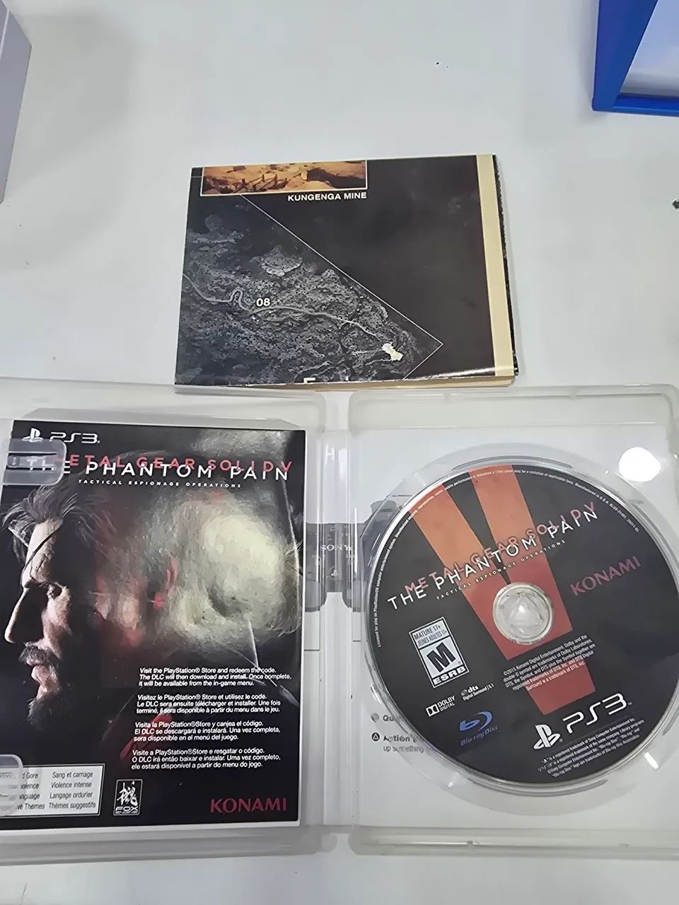 Metal gear solid v the phantom pain ps3 raro completo com mapa  - Foto 3
