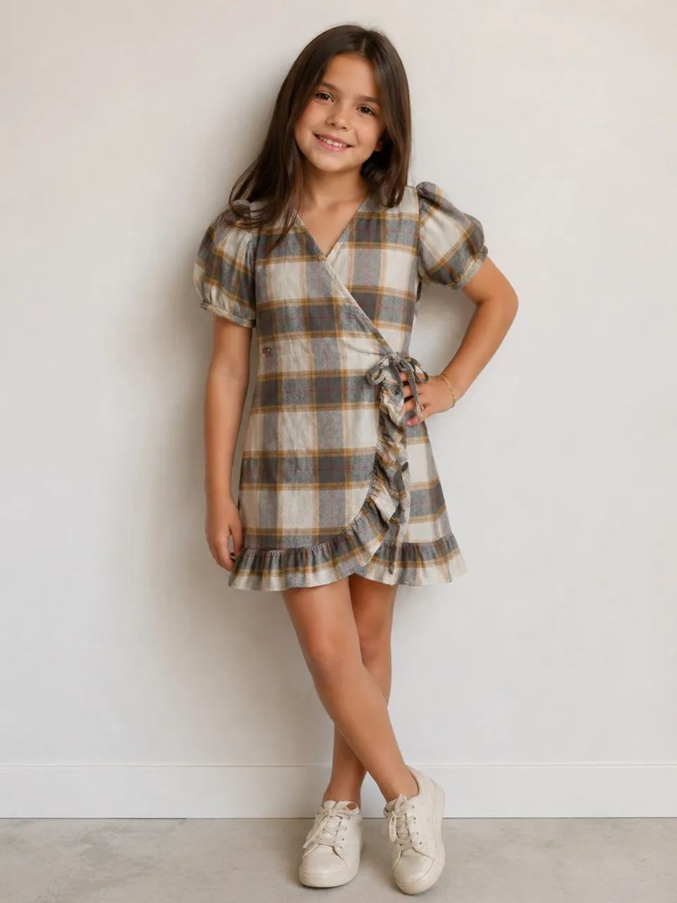 Vestido xadrez Hering 