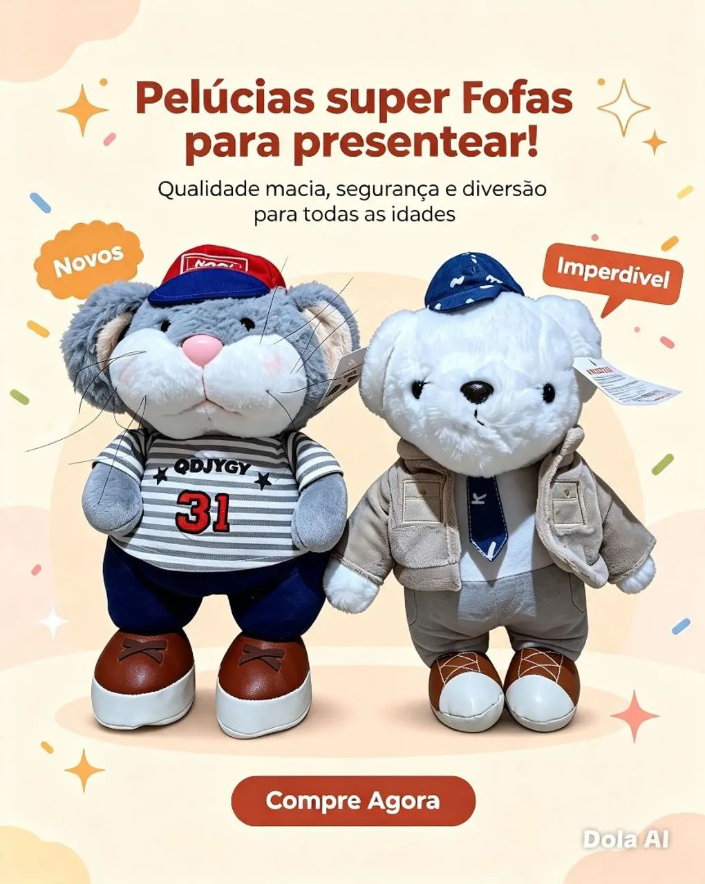 Pelúcias para colecionador 