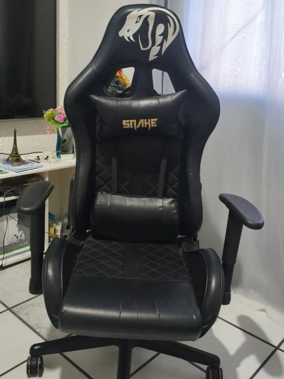 Cadeira Gamer Snake Preta