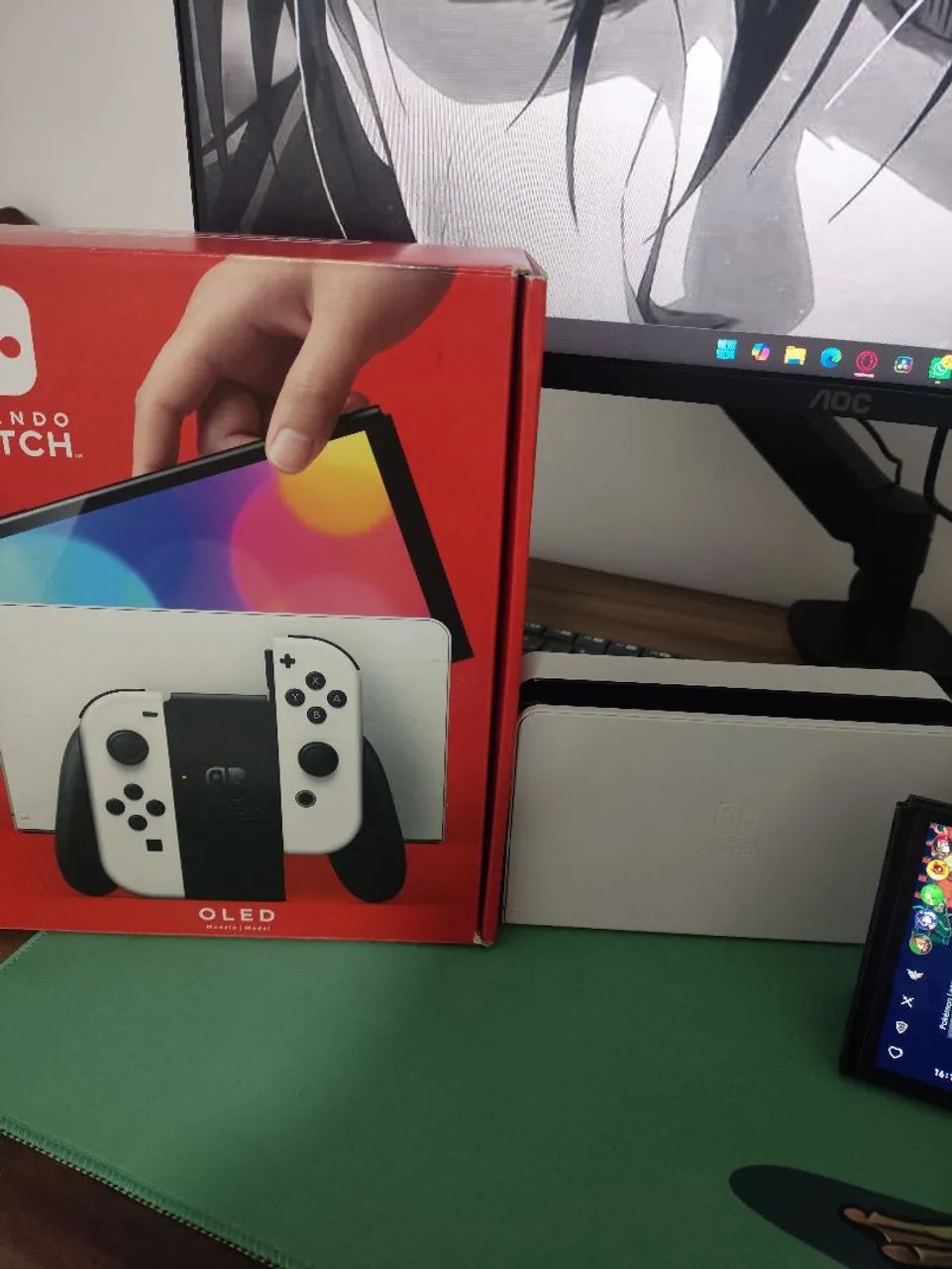 Nintendo Switch OLED desbloqueado  - Foto 4
