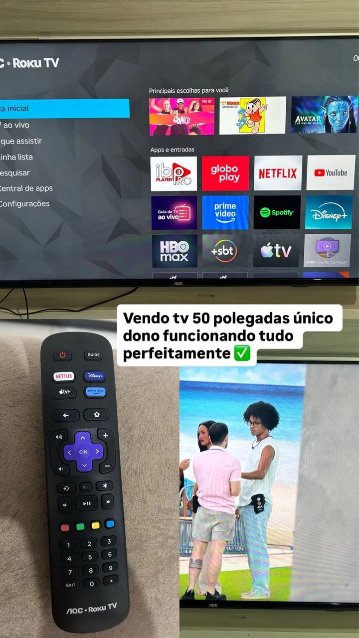 Tv smart 50 polegadas  - Foto 4
