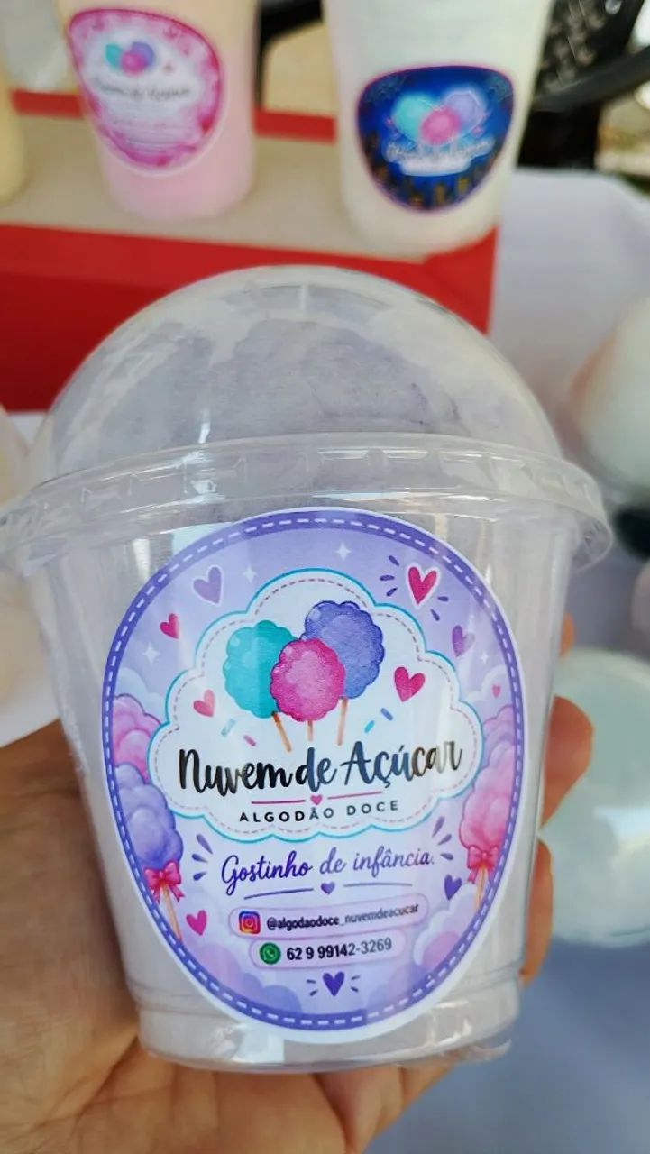 Algodão doce personalizado  - Foto 4