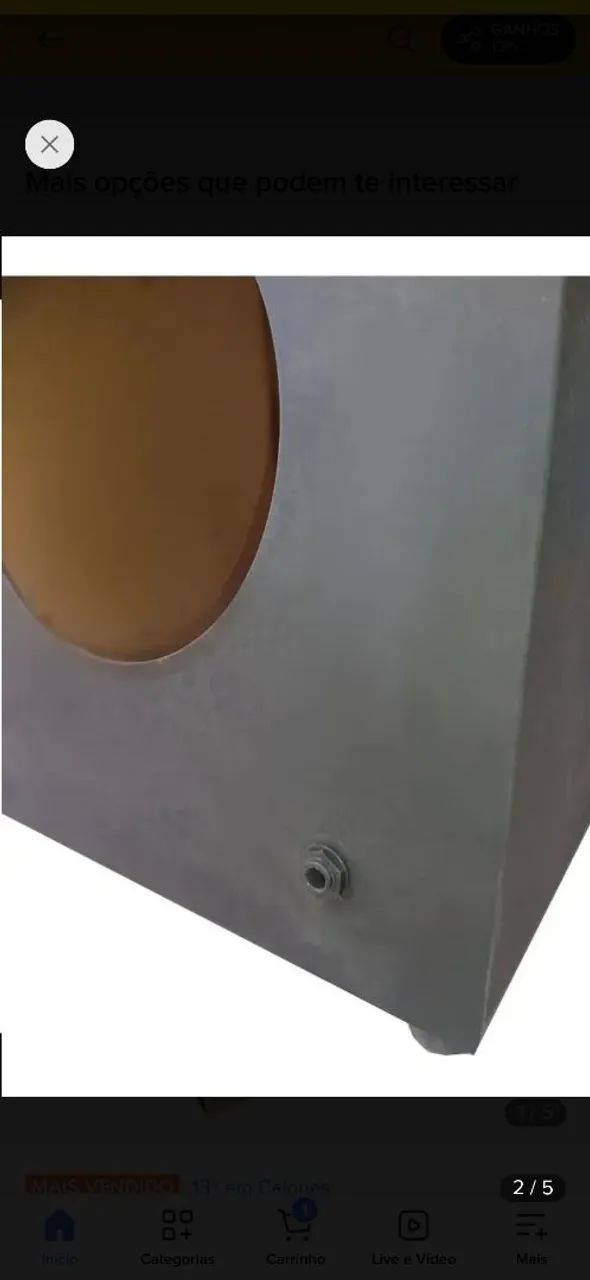 Cajon eletroacustico - Foto 2