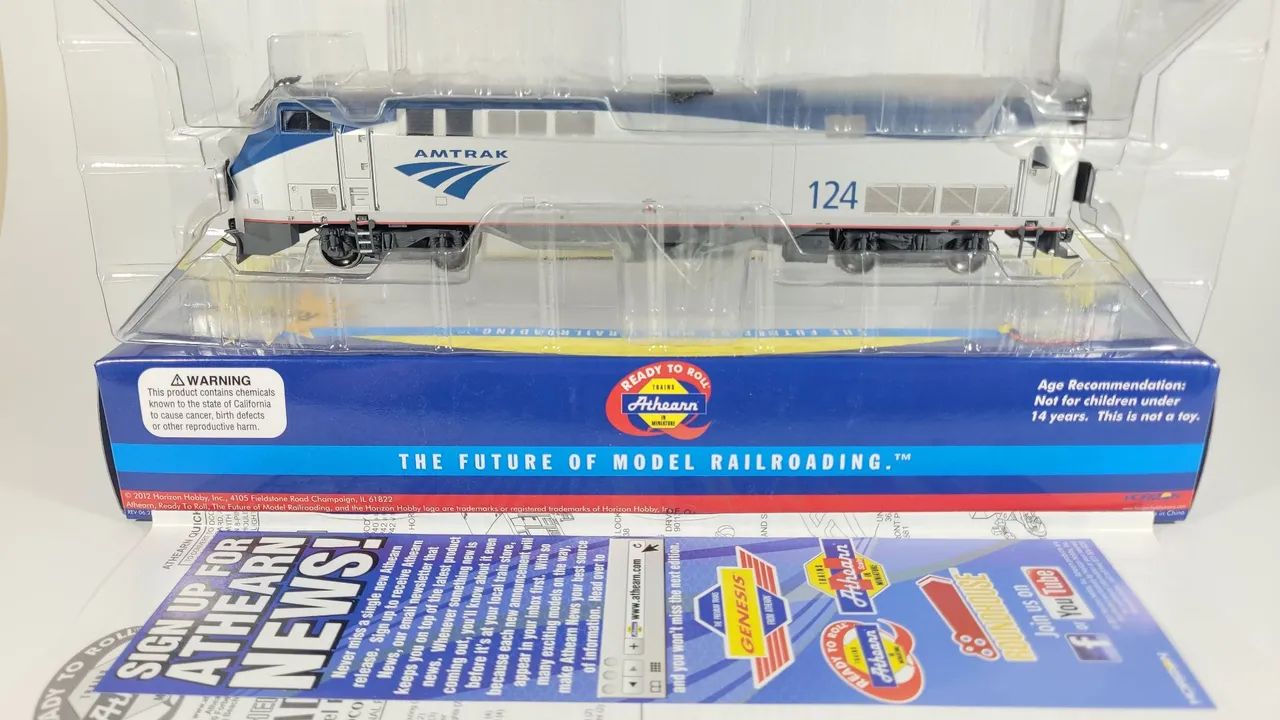 Locomotiva HO Athearn P42DC Amtrak #124 - Foto 5