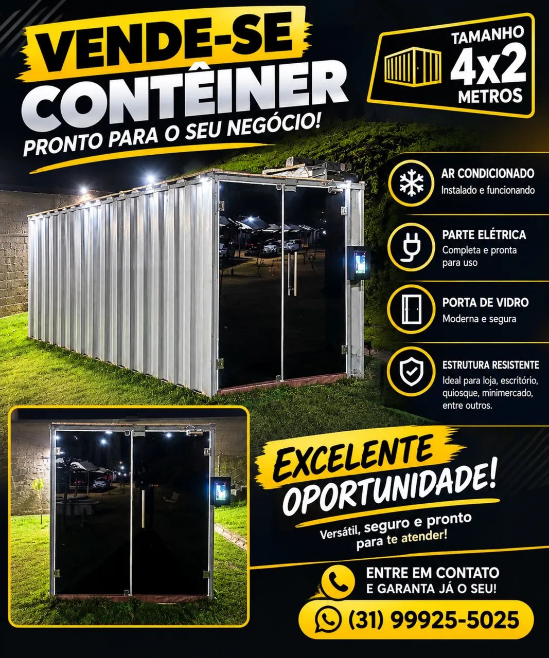 Contêiner 4x2 Muito novo!!