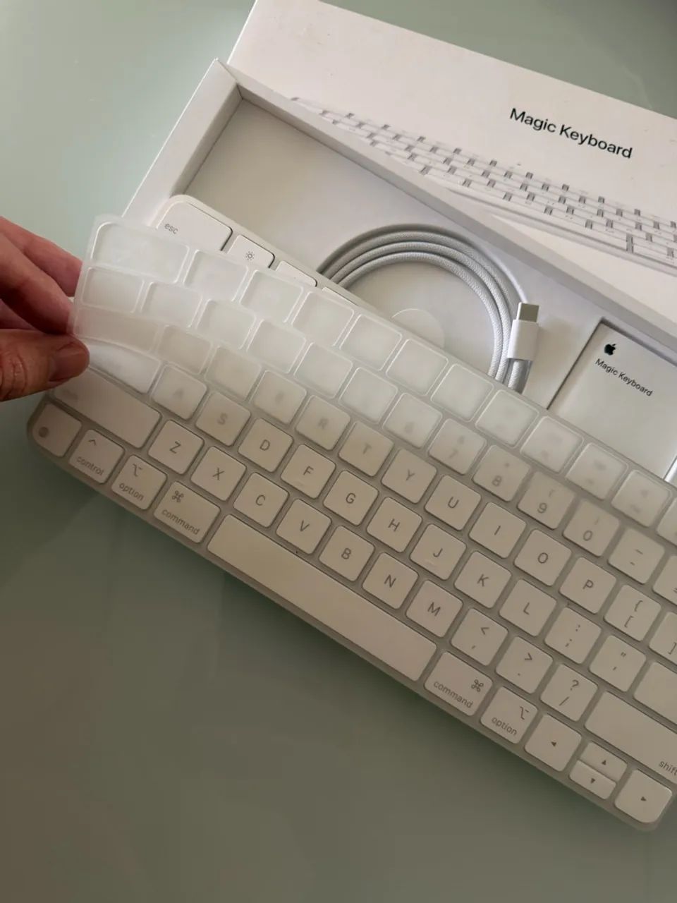 Magic Keyboard Apple, Inglês (eua), Branco  - Foto 4