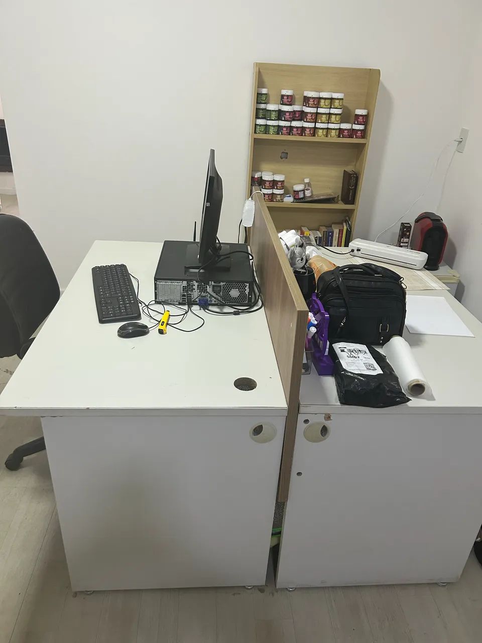 Mesa dupla de escritório 
