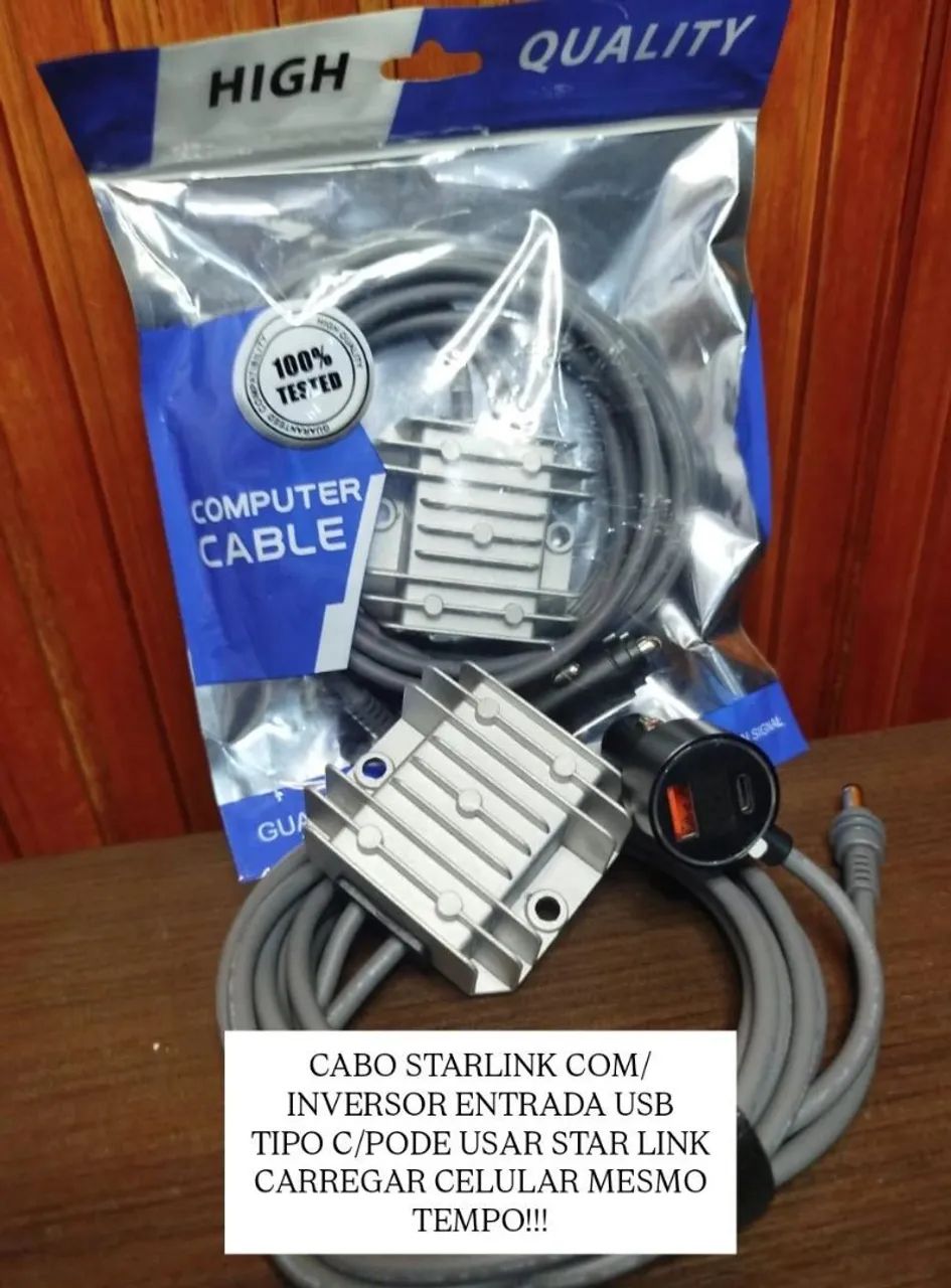 CABO STARLINK LINK COM INVERSOR - Foto 3
