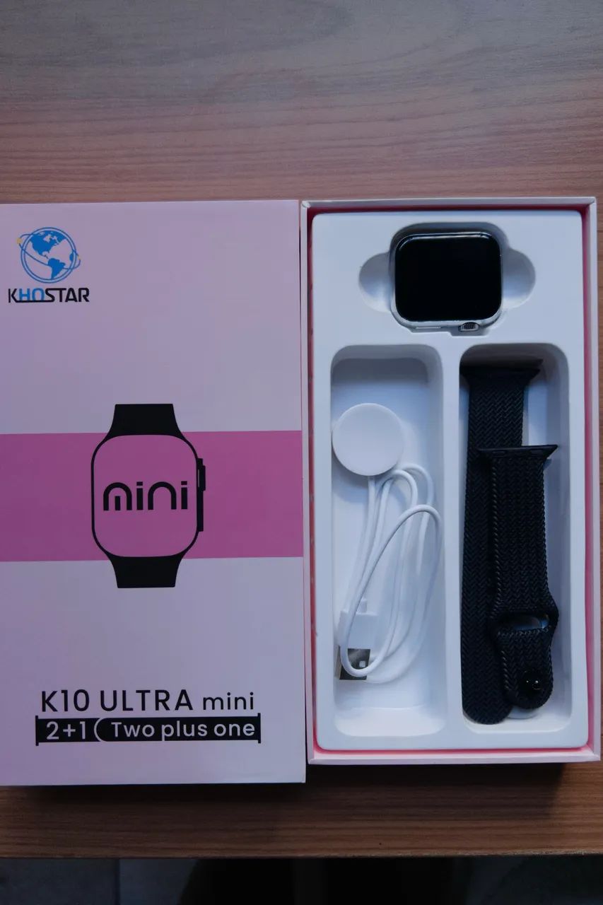 Smartwatch K10 Ultra Mini Khostar - iPhone e Android - Foto 5