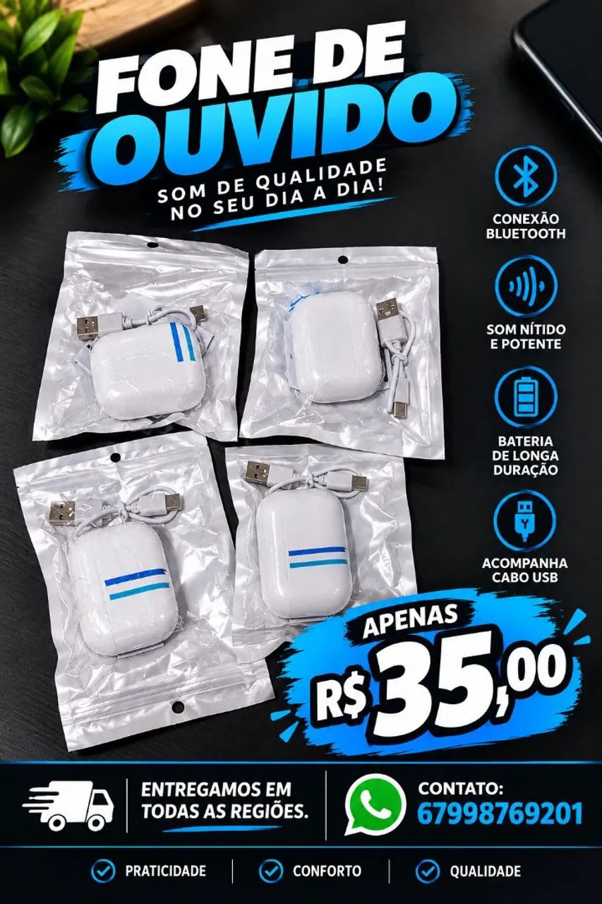 Fone Bluetooth 
