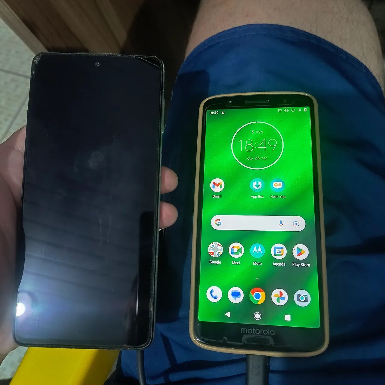 Vendo moto G6 plus e Samsung M52  - Foto 3