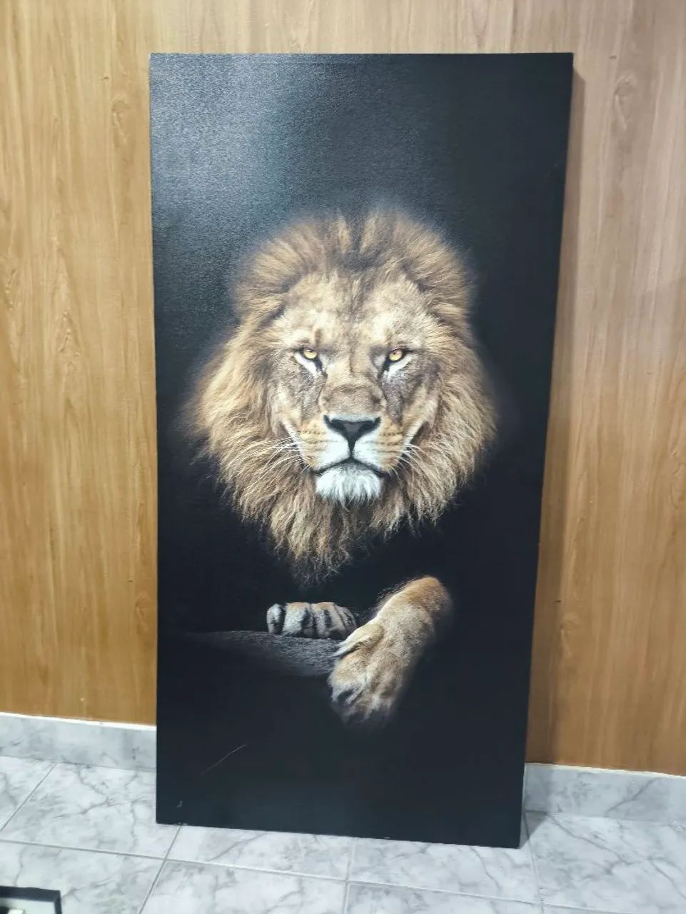 QUADRO LEÃO ? PRESENÇA QUE IMPRESSIONA - Foto 2