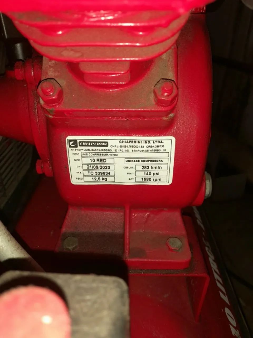 Compressor de Ar Chiaperini 10 Pés 140 PSI - Foto 2
