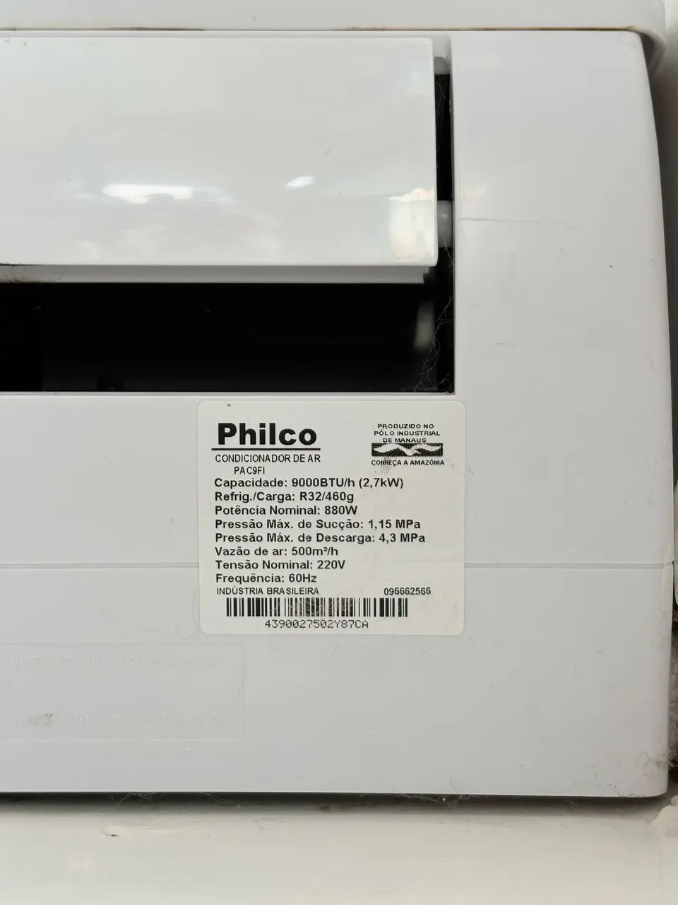 Ar-Condicionado Split Philco - 9.000 BTUs - Excelente Estado - Foto 5