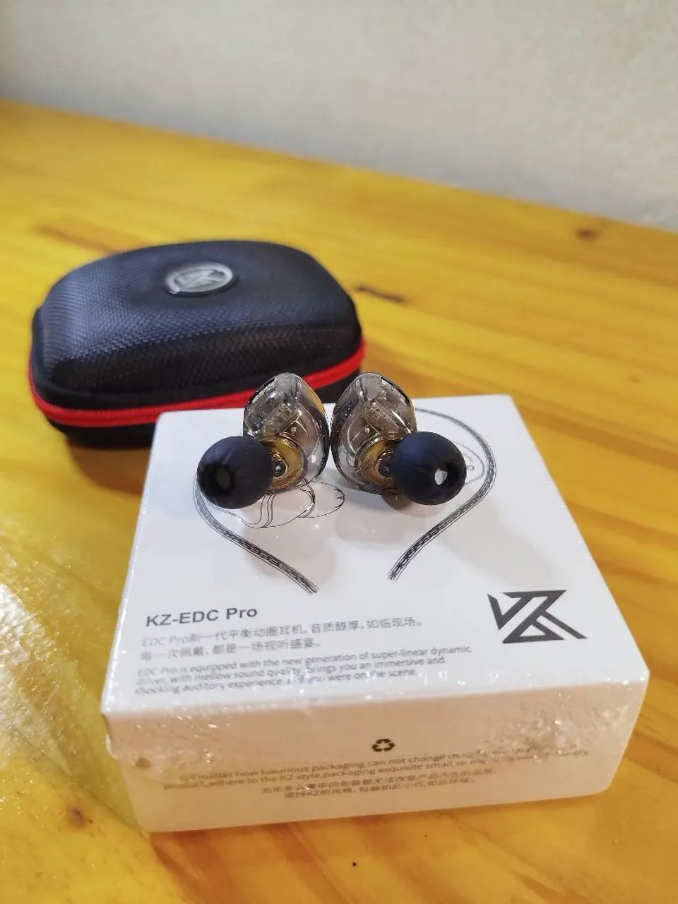 Fone Profissional KZ EDC Pro - grátis bag - Lacrado! - Foto 4