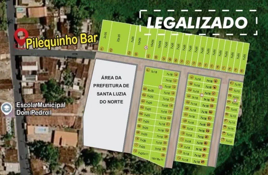 Lotes em Santa Luzia do Norte