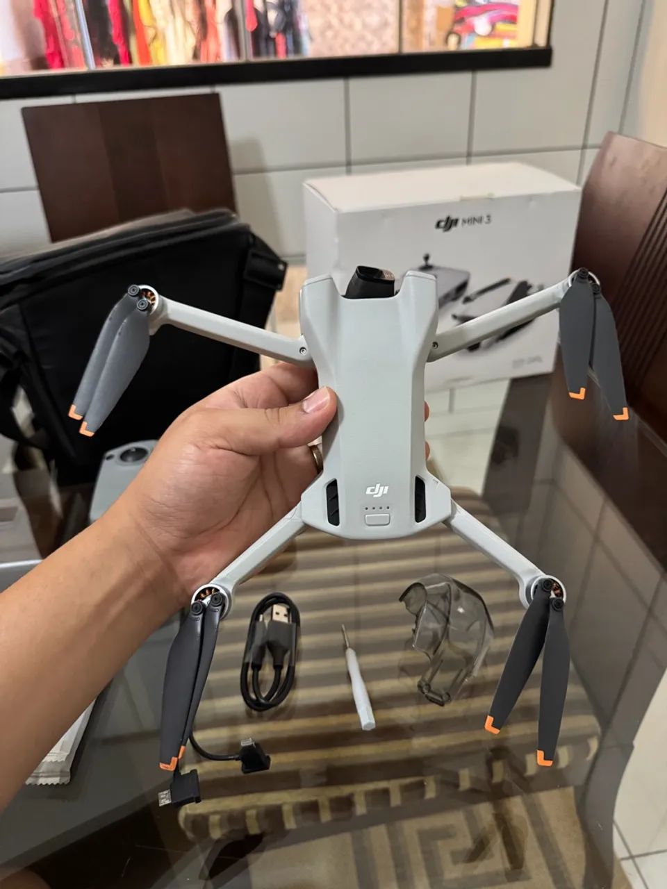 DRONE DJI MINI 3 STANDARD - IMPECÁVEL  - Foto 4