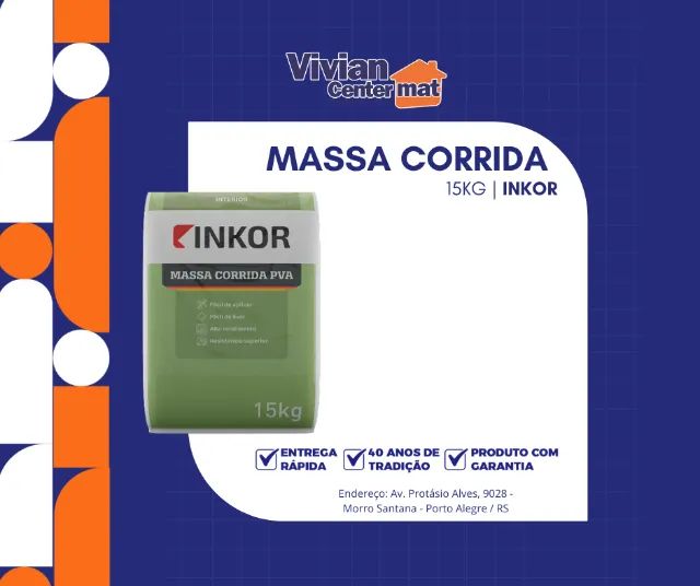 Massa Corrida 15 Kg Inkor