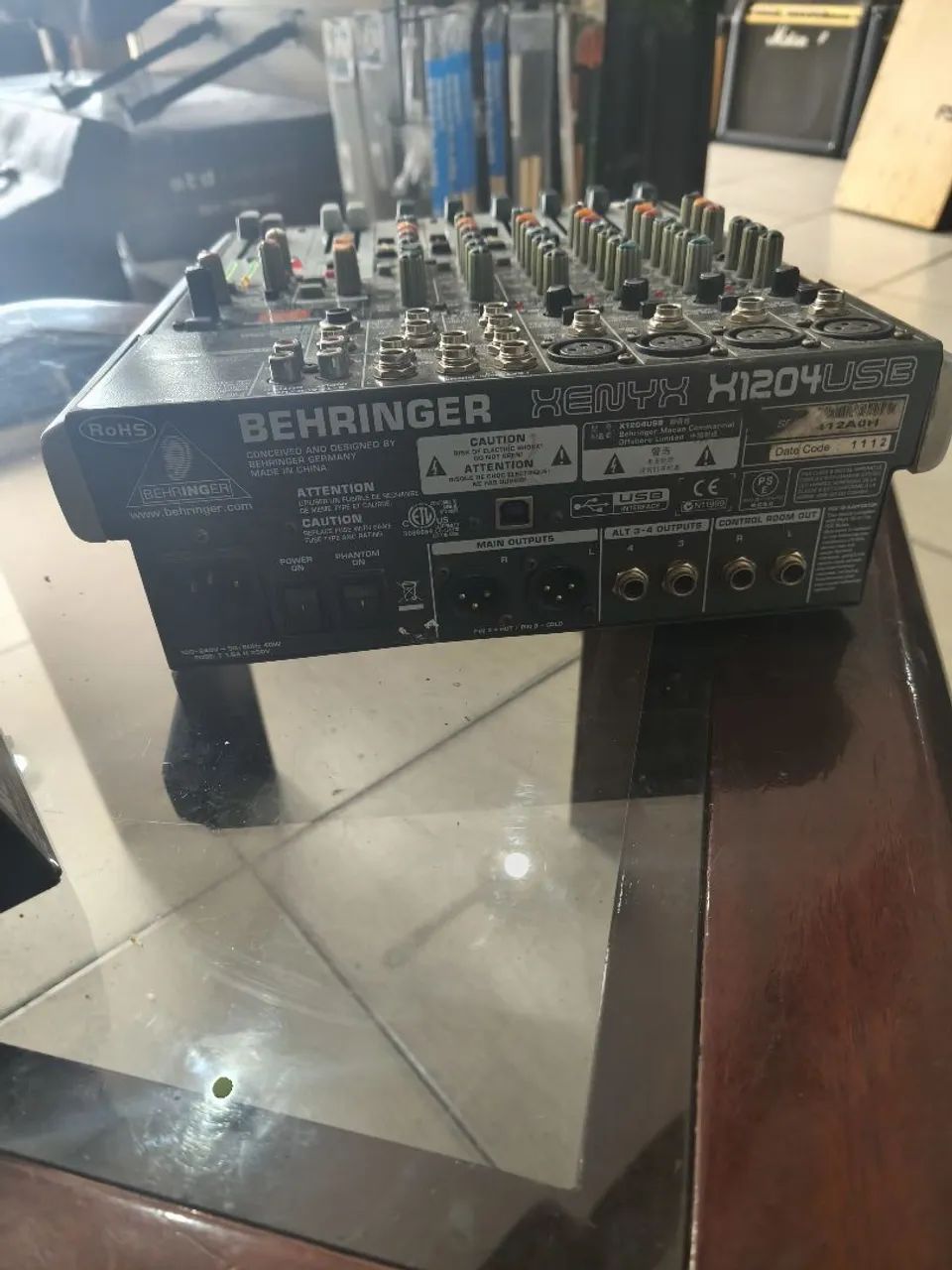 Mesa analógica Behringer X1204USB aceitamos propostas e trocas!! - Foto 2