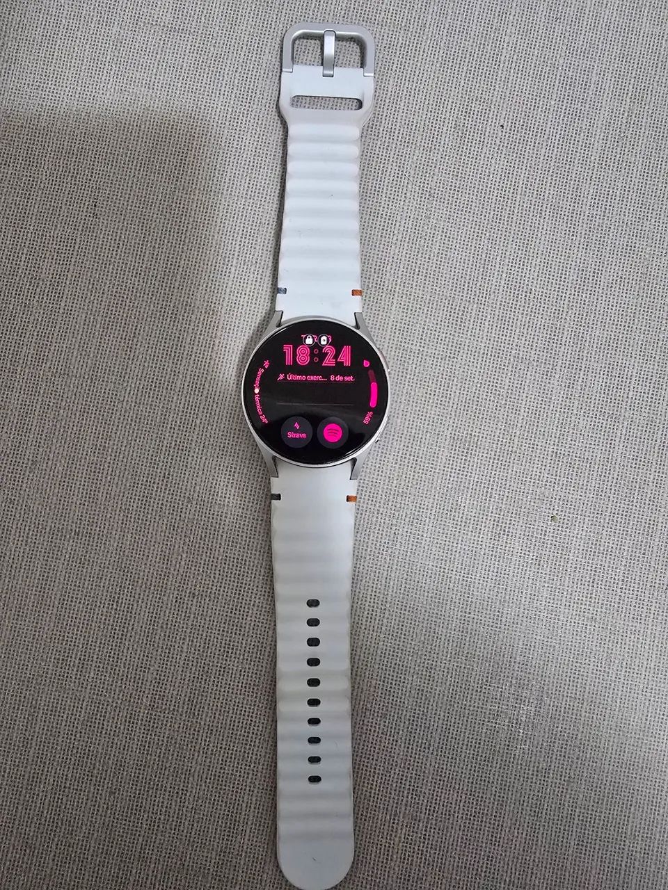 Relógio Samsung Galaxy Watch 7 (40mm, Branco) - Completo - Foto 3