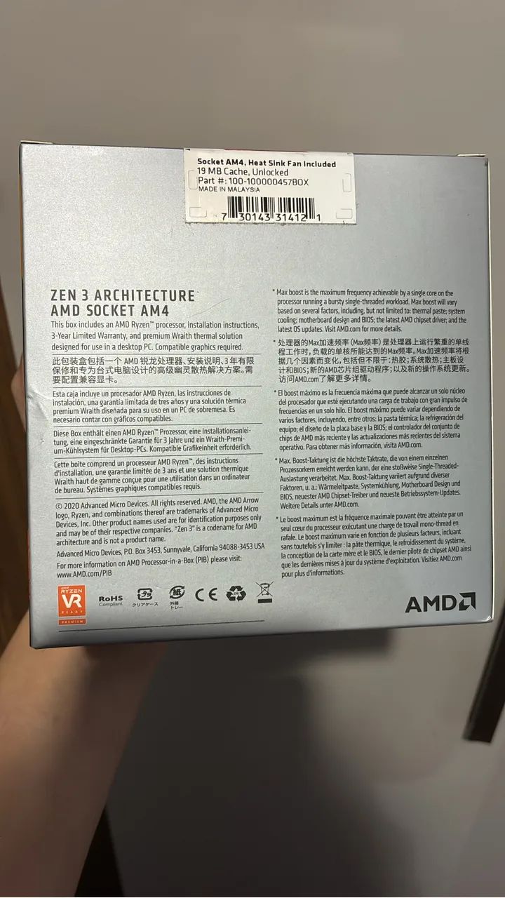 Processador AMD Ryzen 5 5500 - 6 Núcleos / 12 Threads - AM4 - Foto 2