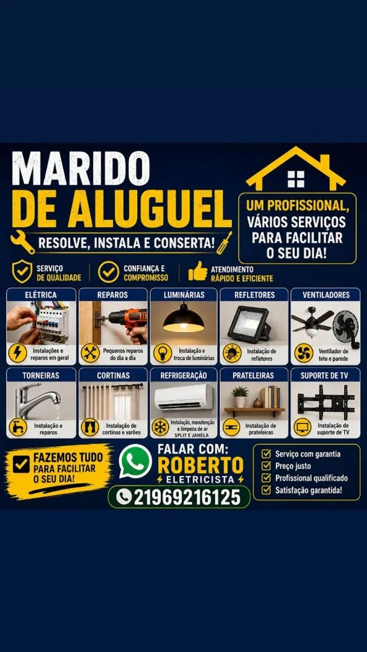 Instalações e reparos e  Manutenção.