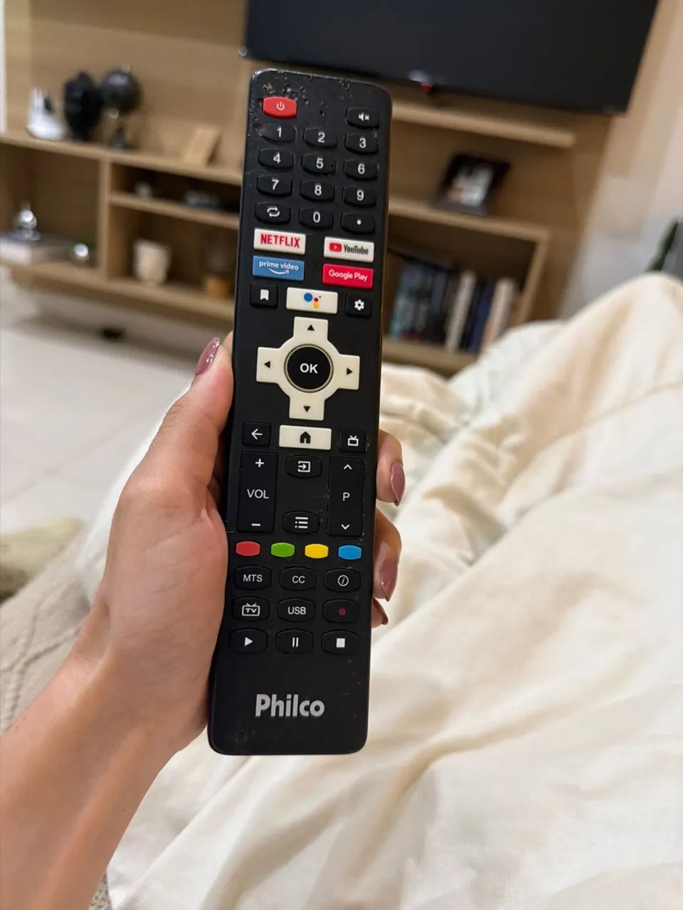 Televisão nova pouco uso Philco 4k 55 polegadas - Foto 2