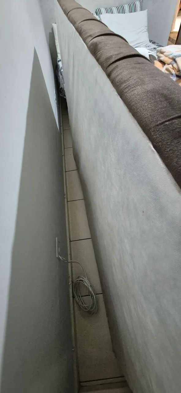 Cabeceira estofada top no pretinho! - Foto 5