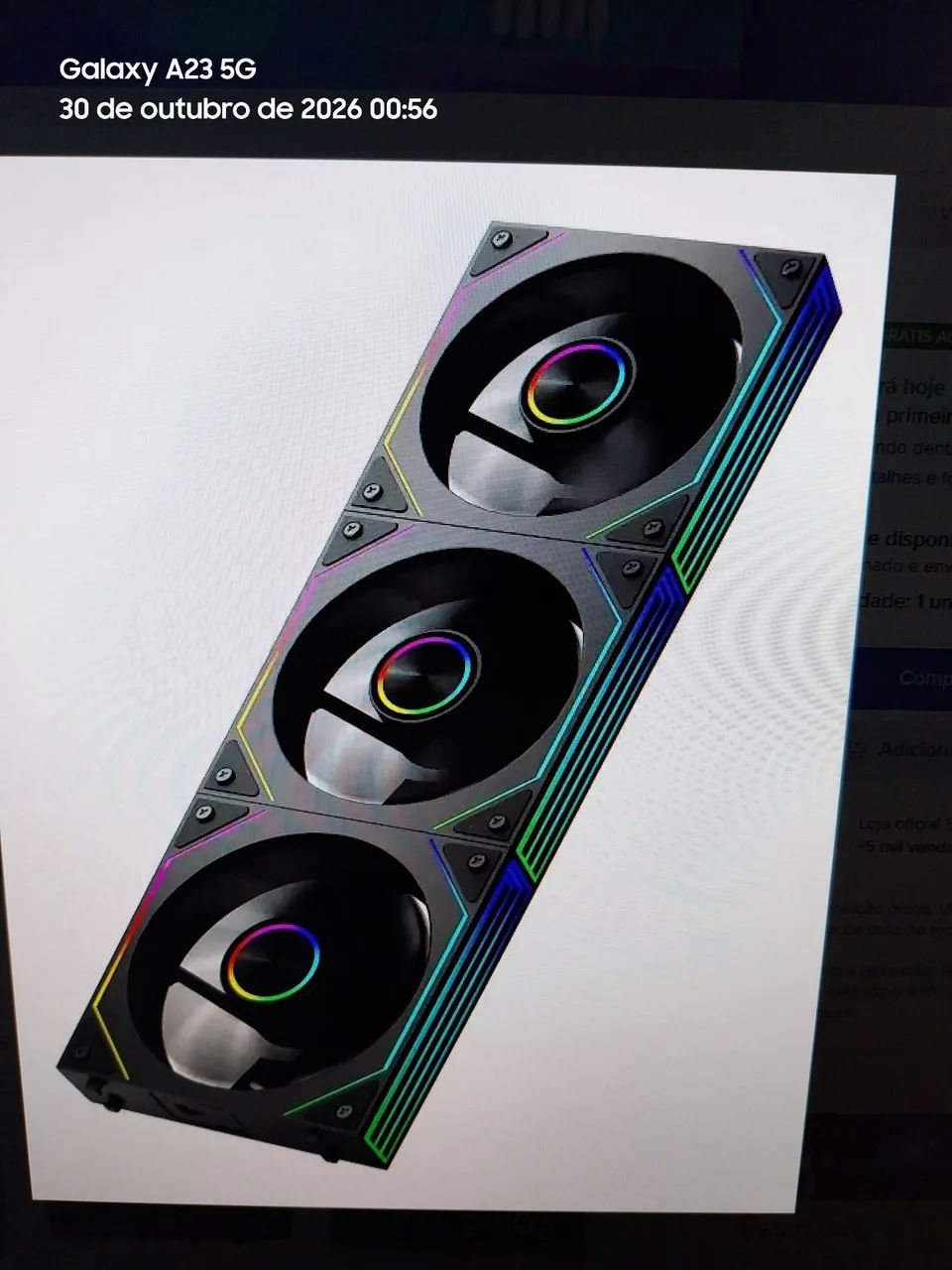 Gabinete Gamer com 6 Fans e Watercooler  - Foto 4
