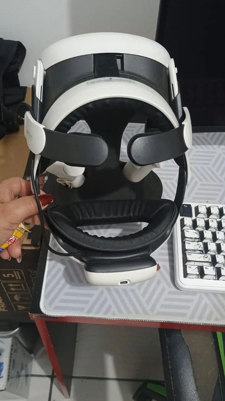 ÓCULOS VR META QUEST 3 + SUPORTE (BUBOVR M3) - Foto 3
